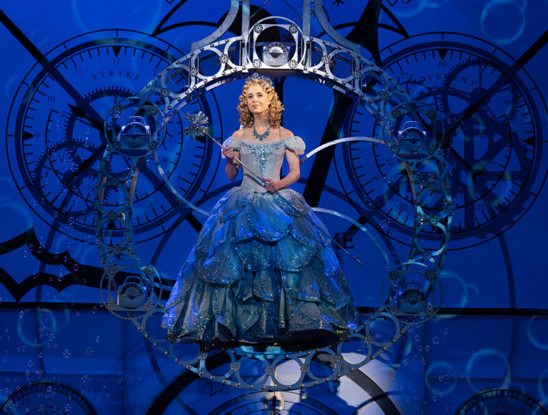 Austen Danielle Bohmer as Glinda in the National Tour of WICKED, photo by Joan Marcus 2024