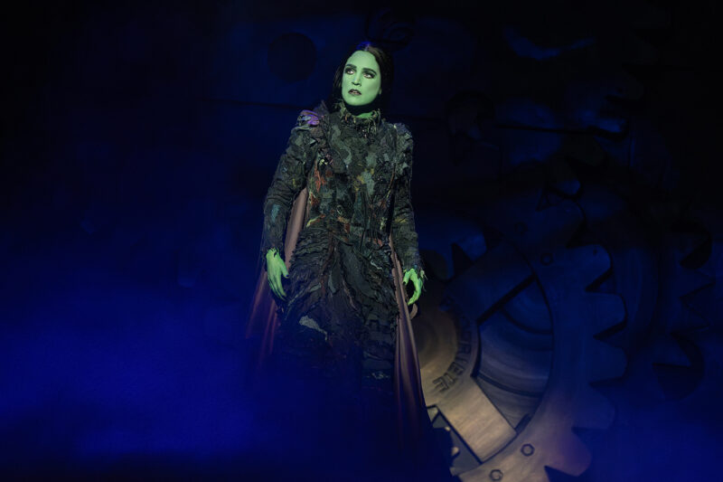 Lauren Samuels as Elphaba in the National Tour of WICKED, photo by Joan Marcus 2024