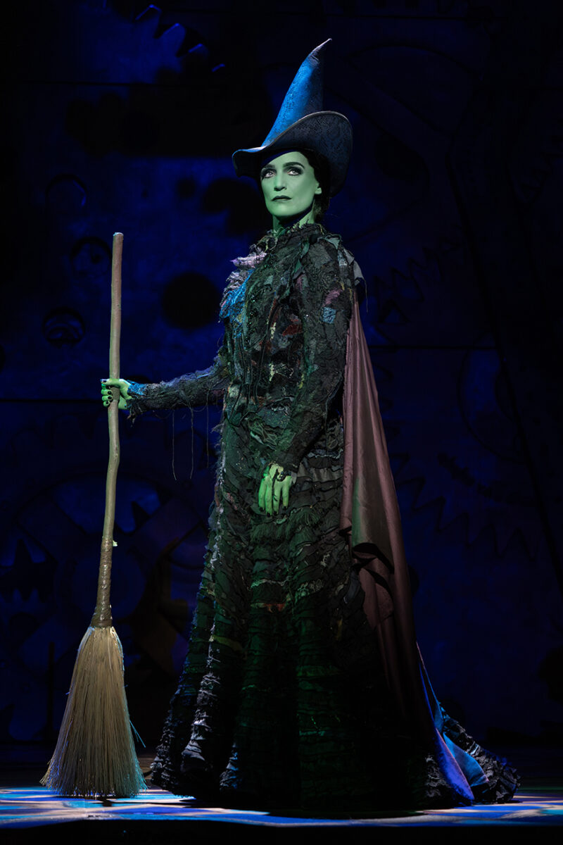 Lauren Samuels as Elphaba in the National Tour of WICKED, photo by Joan Marcus 2024